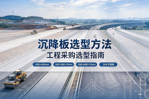 驻马店沉降板选择方法