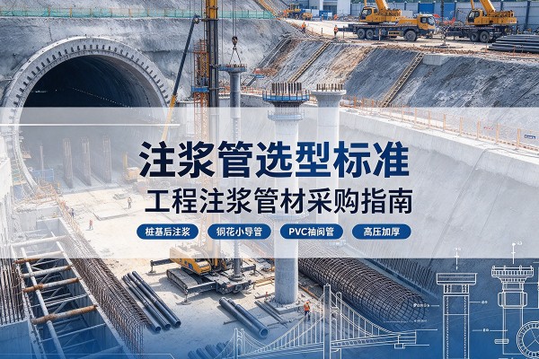 驻马店注浆管选型标准