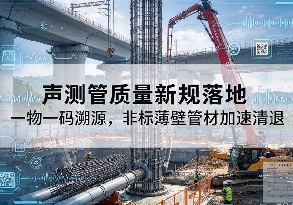 驻马店声测管质量新规落地，一物一码溯源，非标薄壁管材加速清退