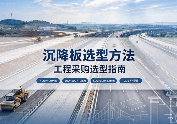 驻马店沉降板选择方法